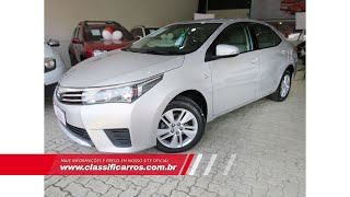 Toyota Corolla GLi 18 Flex Automático 2016 [upl. by Nroht]