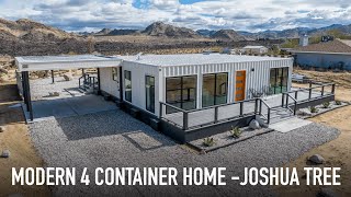 MODERN CONTAINER HOME IN JOSHUA TREE  CONTAINER POOL  BLOK STUDIO  TOUR INSIDE [upl. by Richela]