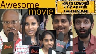 Taramani Public Review  Andrea Jeremiah Vasanth Ravi  Ram  Taramani Movie Review [upl. by Tryck492]