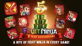 Fruit Ninja 5 Year Anniversary Celebration [upl. by Orlando439]