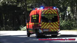 Feuerwehr Gelsenkirchen Neuer ELW BvE  HLF 20  DLK Feuerwache 2 Gelsenkirchen [upl. by Endys]