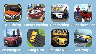 Dr Driving Luxury Parking Car parking Superhero Car and More Car Games iPad Gameplay [upl. by Atnahc]