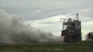 RS25 Engine Test [upl. by Nerhtak]