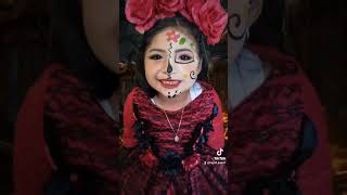 halloween makeup maquillajeymisterio miedo diademuertos [upl. by Norok]