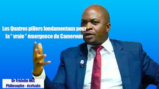 Dr Fridolin NKE décline les principaux piliers pour l émergence du Cameroun [upl. by Tedder824]