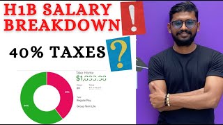 Civil Engineer’s Salary in USA H1B salary of 40 Taxes [upl. by Noxas]