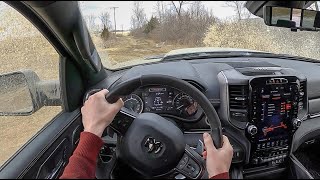 2021 RAM 1500 TRX  POV Test Drive Binaural Audio [upl. by Brenna]