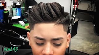 NEW Stylish Pompadour Haircut Tutorial [upl. by Aivon]