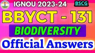 BBYCT 131 Solved Assignment 202324 I Respect My Pen IGNOU BBYCT 131 Biodiversity Microbes Algae [upl. by Eissat]