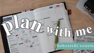 hobonichi cousin  super chatty plan with me [upl. by Just622]