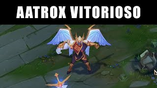 Aatrox Vitorioso Ambar  Chroma skin [upl. by Celisse]