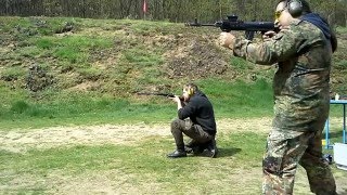 Remigton 1858 Target Carbine Vs Samopal Wz58  Strzelnica Legion Wołów [upl. by Verbenia]