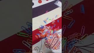 🖇️Paper clips using paper clips 🖇️💫✨ytshorts paperclips [upl. by Luci381]