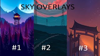 ESTON SON LOS 3 MEJORES CUSTOM SKY OVERLAYS para MINECRAFT☁️ [upl. by Nacnud66]