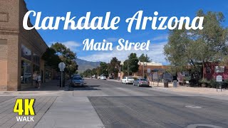 Downtown Clarkdale Arizona Main Street 4K Walking Tour [upl. by Zeta966]