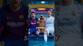 The Night Ronaldo Messi and Scooby Faced a Ghost  You Won’t Believe Who It Was shorts ronaldo [upl. by Hpsoj]