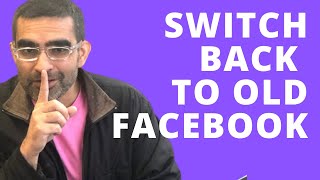 How To Switch Back To Classic Facebook Layout On Desktop PCMAC [upl. by Airbmak]