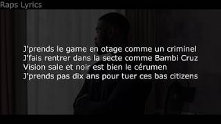 Damso  Surcôté PAROLESLYRICS [upl. by Anneuq]