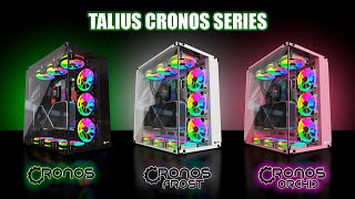 🔥⏱️ Cajas Gaming Talius Cronos Black Frost y Orchid La serie definitiva ⏱️🔥 [upl. by Odnala422]