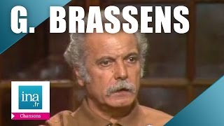 Georges Brassens quotLes Trompettes de la renomméequot  Archive INA [upl. by Houston]