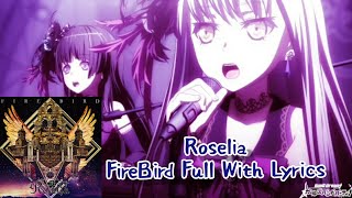 Bang Dreamバンドリ FIRE BIRD  Roselia FULL MV [upl. by Orgalim]