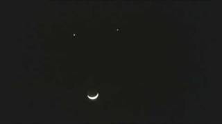 Venus Jupiter Conjunction  Manila smiling moon [upl. by Ahsiner]