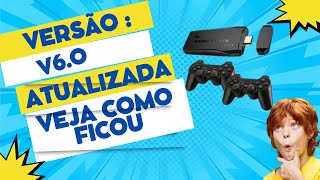 Mostrando A Atualização Do Game Stick 4k Lite Versão  V6 Placa Vermelha [upl. by Esteban150]