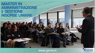 Master in Risorse Umane come diventare professionista HR con GEMA [upl. by Annawal335]