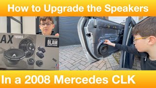 How to Upgrade the Speakers in a Mercedes [upl. by Winograd979]