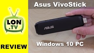 ASUS VivoStick Review  Windows 10 Stick PC  TS10B017D [upl. by Rockwell]