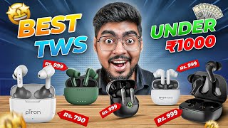 Top 5 Best TWS Earbuds Under ₹1000 [upl. by Adolphus264]