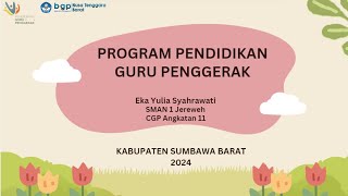 Aksi Nyata Modul 14 Budaya Positif  Eka Yulia Syahrawati  CGP Angkatan 11  Sumbawa Barat [upl. by Ahseret]