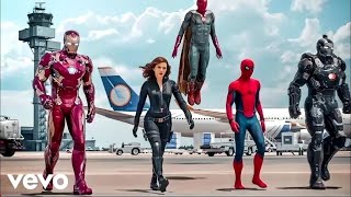 CJ  Whoopty Robert Cristian amp ERS Remix  Captain America Civil War Airport Battle Scene [upl. by Rtoip332]