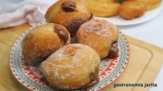 Donas en espiral recetas de churros recetas de Donas rellenos con Nutella [upl. by Codee411]