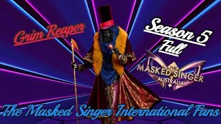 The Masked Singer Australia  Grim Reaper  Season 5 Full [upl. by Emolas]