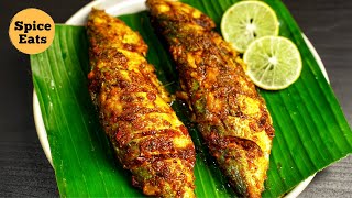 MACKEREL MASALA FISH FRY  BANGDA FISH FRY  FRIED MACKEREL FISH  FISH FRY [upl. by Iteerp]