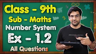 Class 9 Maths Ex 12 Q1 to Q4  Chapter 1 Number system  NCERT  MKR [upl. by Bastien316]