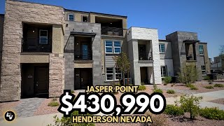 INSIDE AN AFFORDABLE LUXURY Townhome In Henderson NV  Las Vegas Homes [upl. by Scever853]