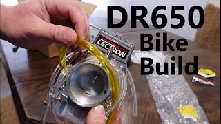 DR650 Lectron carb  adventure bike build [upl. by Wengert]