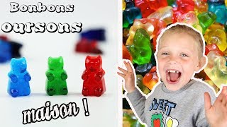 ♡• RECETTE BONBONS OURSONS MAISON •♡ [upl. by Repsac]