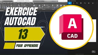 Exercice Autocad 13 [upl. by Jak407]