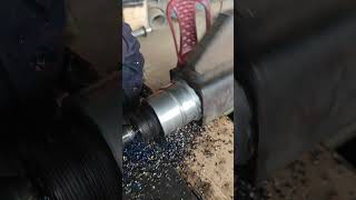 Drum Track Body Hanger Shaft Welding and Rebuilding Repair Work [upl. by Eicaj]