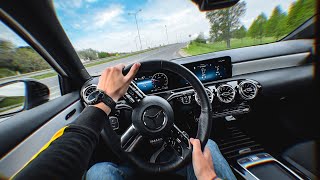 2023 MercedesBenz A Class  A180 AMG Line  POV Test Drive 4K [upl. by Templia679]