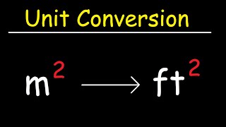 Square Meters to Square Feet  Unit Conversion [upl. by Annauqaj]