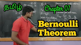 BernoulliTheoremPhysics 11TamilMurugaMP [upl. by Pages539]