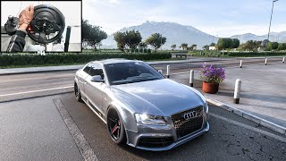 Audi RS5 Coupe  Forza Horizon 5  Steering Wheel Gameplay [upl. by Aylmer301]