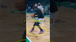 Kyrie has 2 different signature shoes 🤨 overtimemikey sneakers kyrieirving nba basketball [upl. by Denice36]