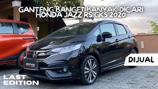 DIJUAL HONDA JAZZ RS GK5 2020 AT  SEMUA KALANGAN BANYAK YANG SUKA [upl. by Enrobialc]