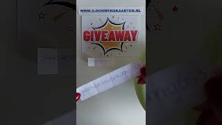 Giveaway 3 winnaars bekend maken [upl. by Kapor]