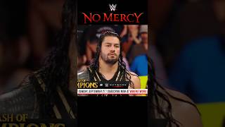 WWE  Roman Reigns vs John Cena No Mercy 🔥 tranding romanreigns wwe viralvideo shorts [upl. by Bencion985]